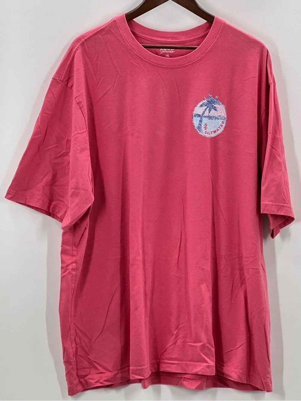 201 IZOD Men's Pink Short-Sleeve Graphic Tee